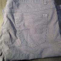 Pantaloni estivi   jeans righine lilla