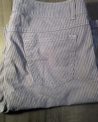 Pantaloni estivi   jeans righine lilla