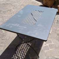 Tavolo pieghevole da giardino in metallo