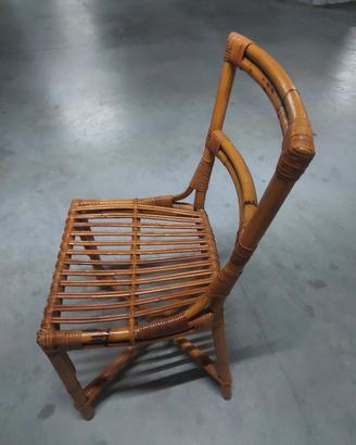 sedia in vimini 