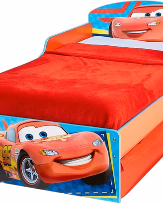 Letto in legno Cars Saetta Mc Queen