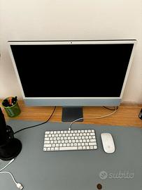 Apple iMac 24" M1 (2021) Blu - 8GB / 500GB  SSD