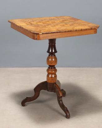 Tavolino in Noce e Mogano - Metà XIX Secolo