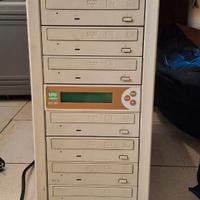 Torretta Duplicazione dvd/cd da 7 dischi