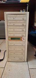 Torretta Duplicazione dvd/cd da 7 dischi
