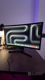 Schermo Samsung 24 curvo