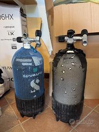 Coppia Bombole Sub Scubapro 12L 300 bar + 4 Fruste