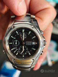 Citizen Chronograph Sapphire 100m in Acciaio