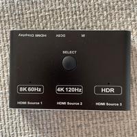 Switch 3x HDMI 4K 120Hz