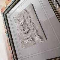quadro specchio con cornice