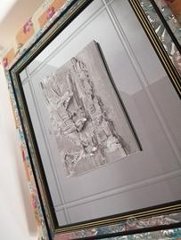 quadro specchio con cornice