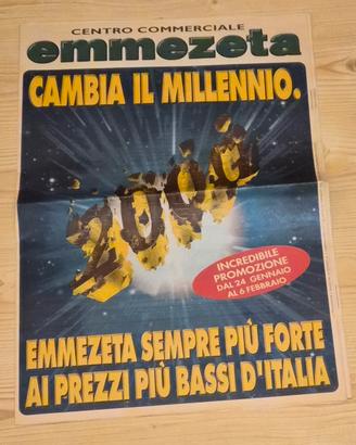 Volantino vintage Centro Commerciale Emmezeta