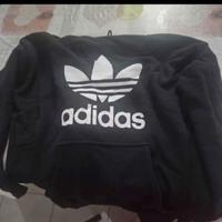 felpa nera adidas