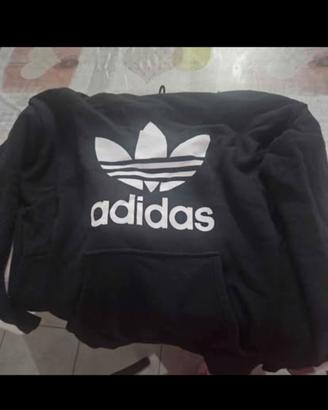 felpa nera adidas