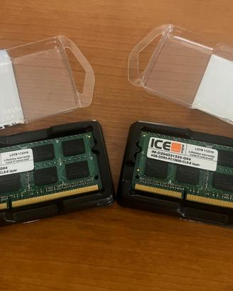 SODIMM DDR3 4gbx2 8gb pc10600