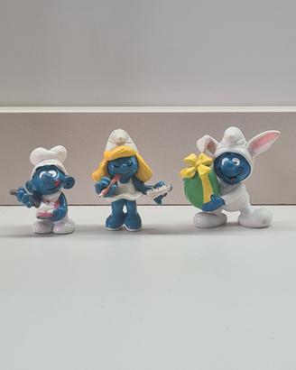 Puffetta+ Puffo pasquale+ Puffo cuoco