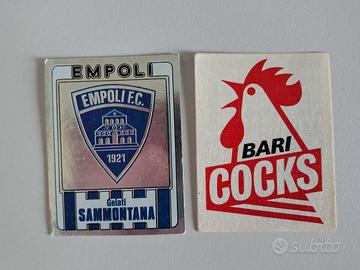 Panini 1986/87-Scudetto Empoli + Bari