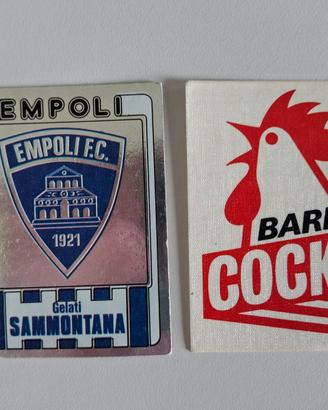 Panini 1986/87-Scudetto Empoli + Bari