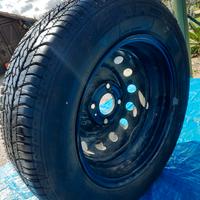 ruota di scorta peugeot 206  14 pollici con kit