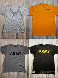 US ARMY NAVY AIR FORCE Militare Tshirt Esercito 