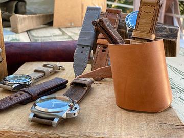Cinturini in pelle fatti a mano artigianali