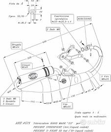 Leovince ZX HandMade - Per vari Scooter Peugeot - Accessori Moto