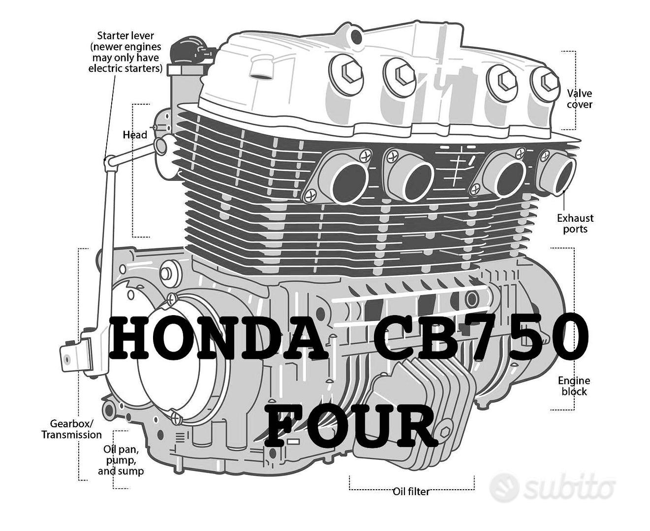 Honda cb750 Four k0,k1, k2, RICAMBI MOTORE, Accessori Moto In