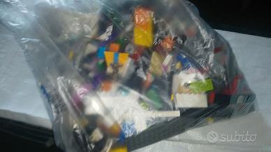 Lego  peso 2kg multicolore misti sacco b
