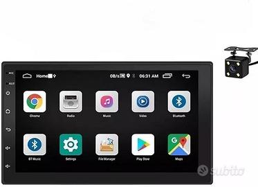 AUTORADIO BLUETOOTH 2 DIN 7 POLLICI ANDROID GPS