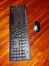tastiera wireless logitech+mouse