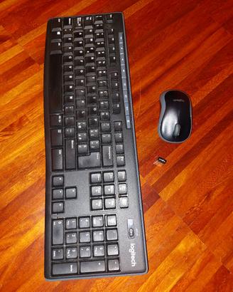 tastiera wireless logitech+mouse