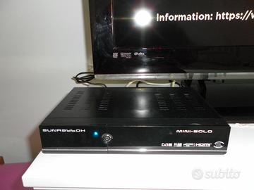 Decoder Enigma2 SUNRAYBOX MINI-SOLO Usato