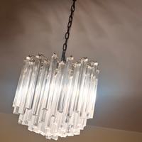 lampadario vetro murano e due applique