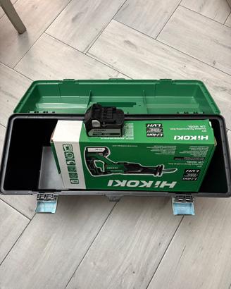 Kit Hikoki Seghetto Frontale 18 V con batteria