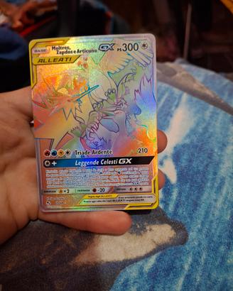 carta pokemon moltres zapdos e articuno gx