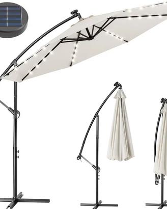 Ombrellone da giardino con led solare
