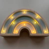 Lampada artigianale in legno cerchio di Pepu