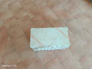 tavolino con vetro in cristallo 