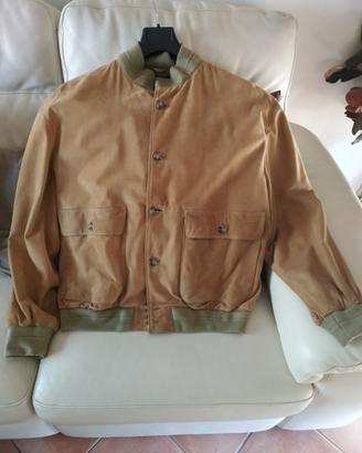 Giubbotto Classico Uomo Pelle Scamosciata Nuovo