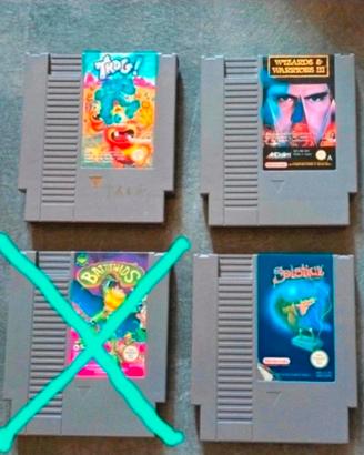 Lotto giochi NES (Nintendo Entertainment System)