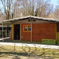 Roulotte con pre ingresso