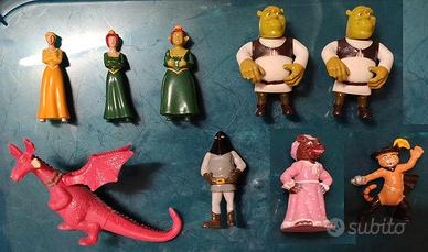 Lotto 9 Sorpresine Shrek Mulino Bianco - Figure