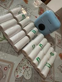 Mini Stampante Termica Bluetooth + 20 rotoli carta