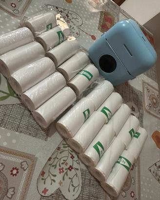 Mini Stampante Termica Bluetooth + 20 rotoli carta