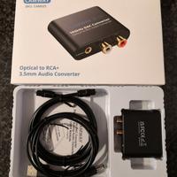 Convertitore Audio da Ottico a RCA/Jack