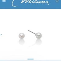 Orecchini perle e oro bianco di Miluna da 179 €