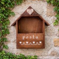 porta posta in legno country 