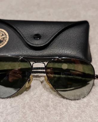 OCCHIALI DA SOLE RAY BAN AVIATOR  IN CARBONIO 
