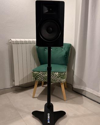 M-Audio BX8 D3 monitor studio + stand QUIKLOK