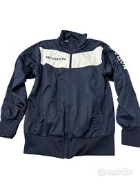 Felpa con zip givova